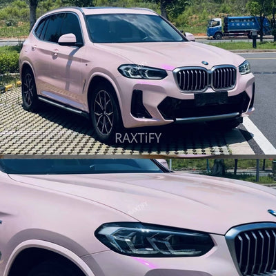 BMW Wrapped in Ultra Gloss Pink Purple Paint Protection Film