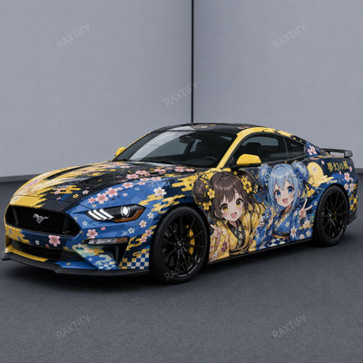 Custom Anime Vinyl Wrap