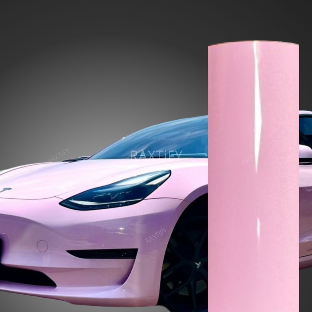 Super Gloss Cotton Candy Pink Vinyl Wrap