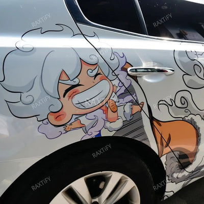 One Piece Custom Anime Kia Vinyl Wrap raxtify