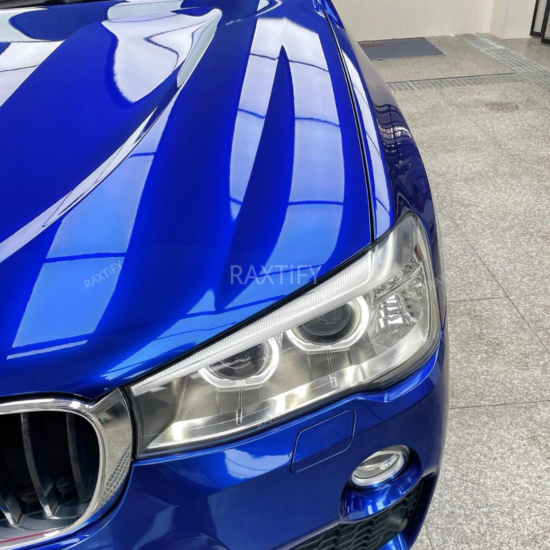 Ultra Gloss Metallic Deep Blue Paint Protection Film