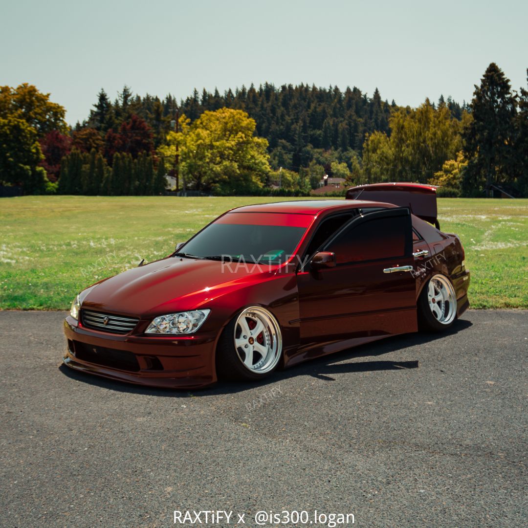 is300 in Gloss Metallic Rosewood Red Vinyl Wrap