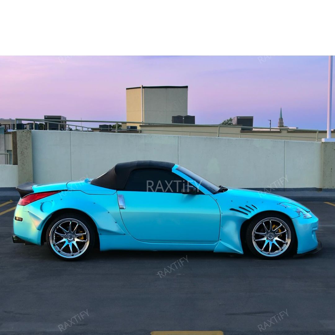 Color Shift Neon Sky Blue Vinyl Wrap