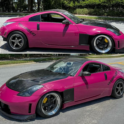 Nissan Gloss Ruby Star Vinyl Wrap