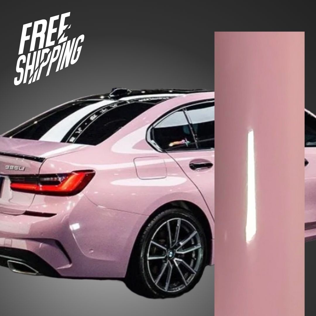 Gloss Baby Pink Vinyl Wrap