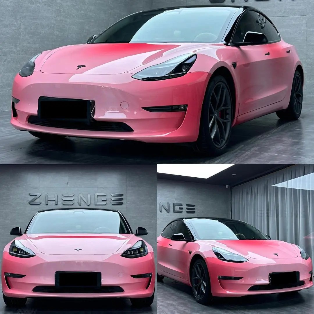 Blush Pink Custom Vinyl Wrap