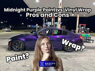 Midnight Purple Paint vs. Vinyl Wrap: Pros and Cons