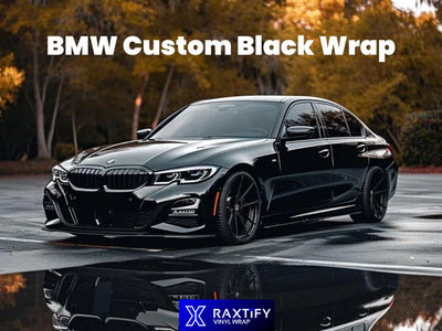 BMW Custom Black Wrap