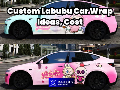 Custom Labubu Car Wrap Ideas, Cost