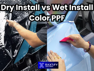 Dry Install vs Wet Install Color PPF