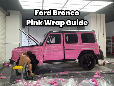 Ford Bronco Pink Wrap Guide: Colors, Cost, Real Installs & Best Options