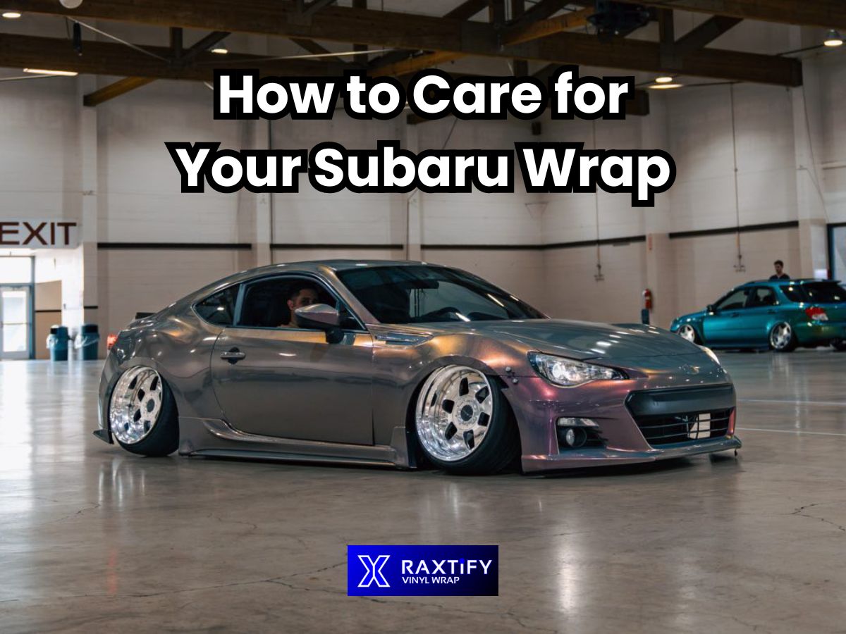 How to Care for Your Subaru Wrap – RAXTiFY