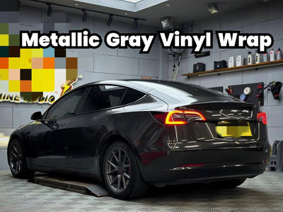 Metallic Grey Vinyl Car Wraps | RAXTiFY blog