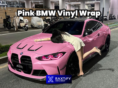 Pink BMW Vinyl Wrap