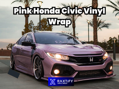 Pink Honda Civic Vinyl Wrap