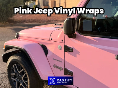 Pink Jeep Vinyl Wraps