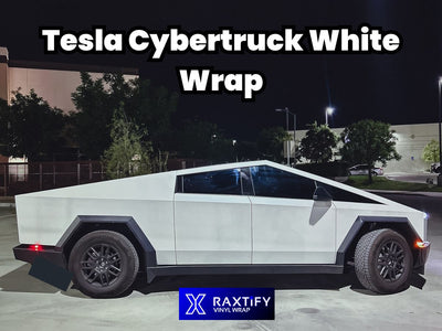 Tesla Cybertruck White Wrap
