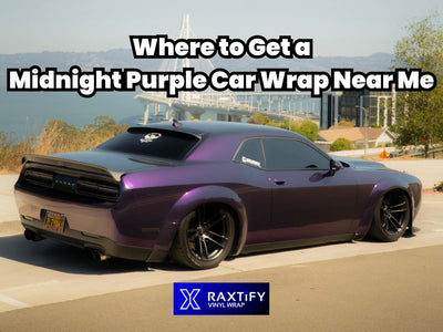 Where to Get a Midnight Purple Car Wrap Near Me