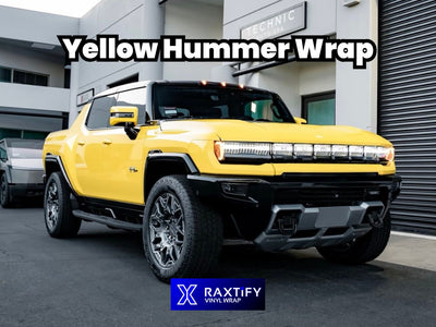 Yellow Hummer Wrap