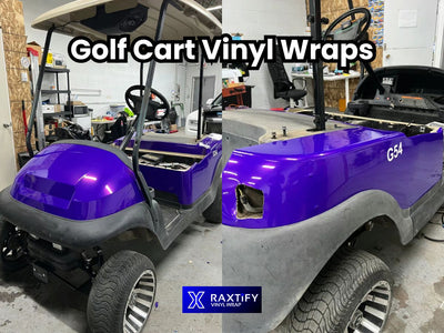 Golf Cart Vinyl Wraps - RAXTiFY
