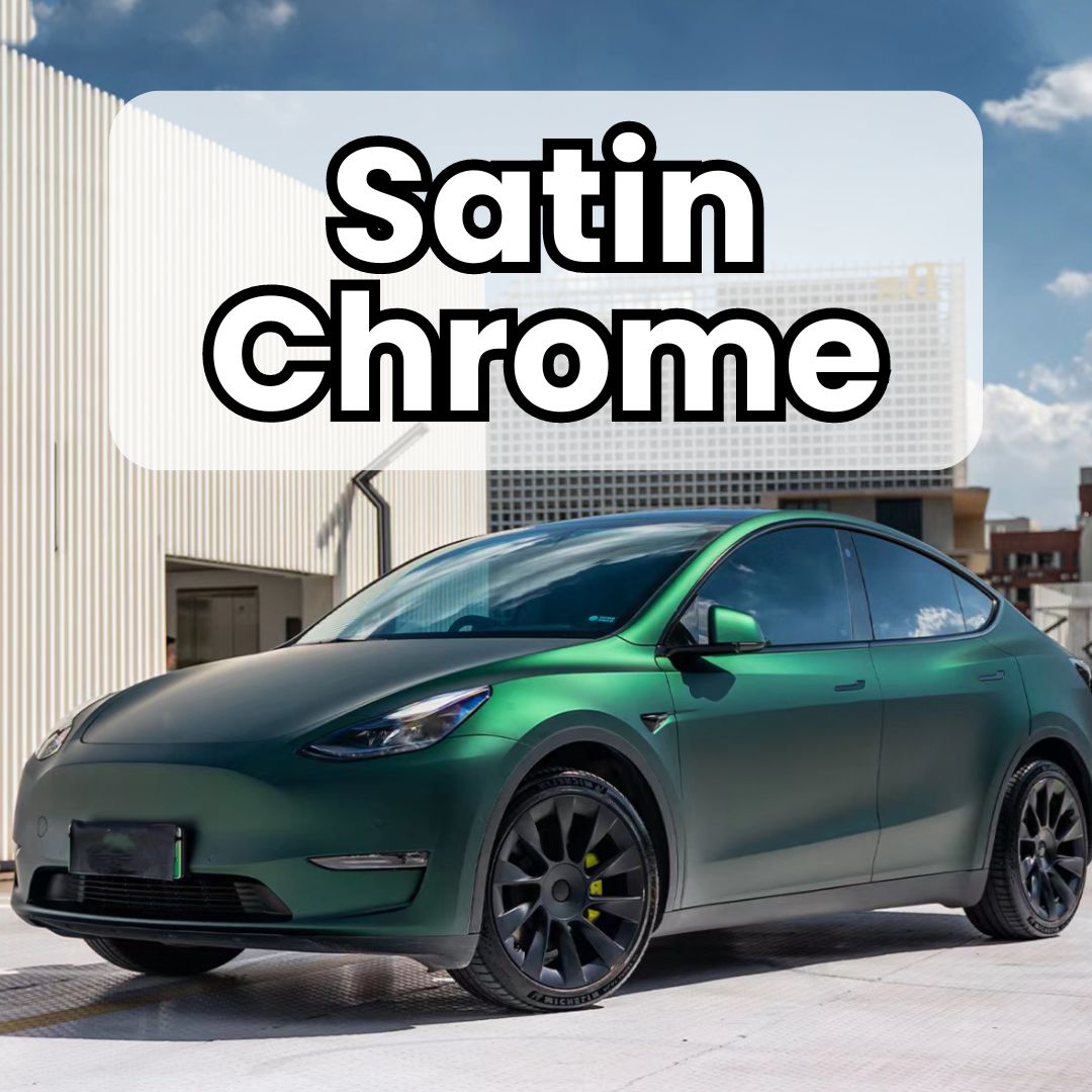 Satin Chrome Vinyl Wraps for All Vehicles