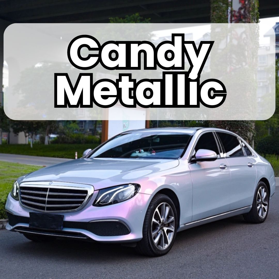 Candy Metallic Vinyl Wrap for All Vehicles