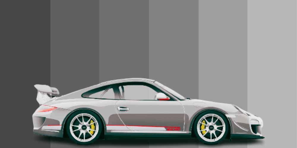 Silver Car Wrap for All Vehicles