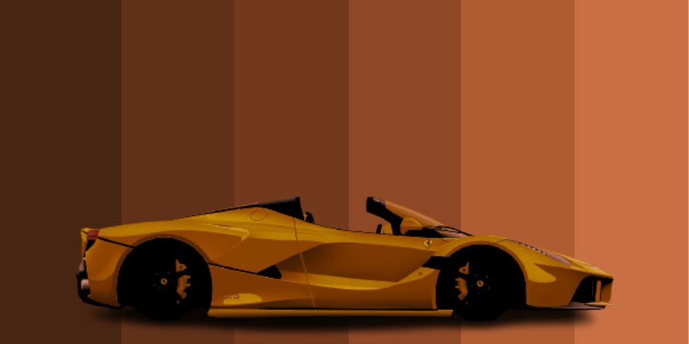 Copper Car Wrap For All Vehicles