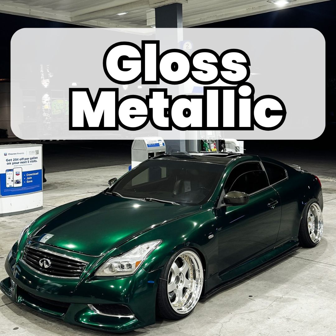 Gloss Metallic Vinyl Wrap for All Vehicles