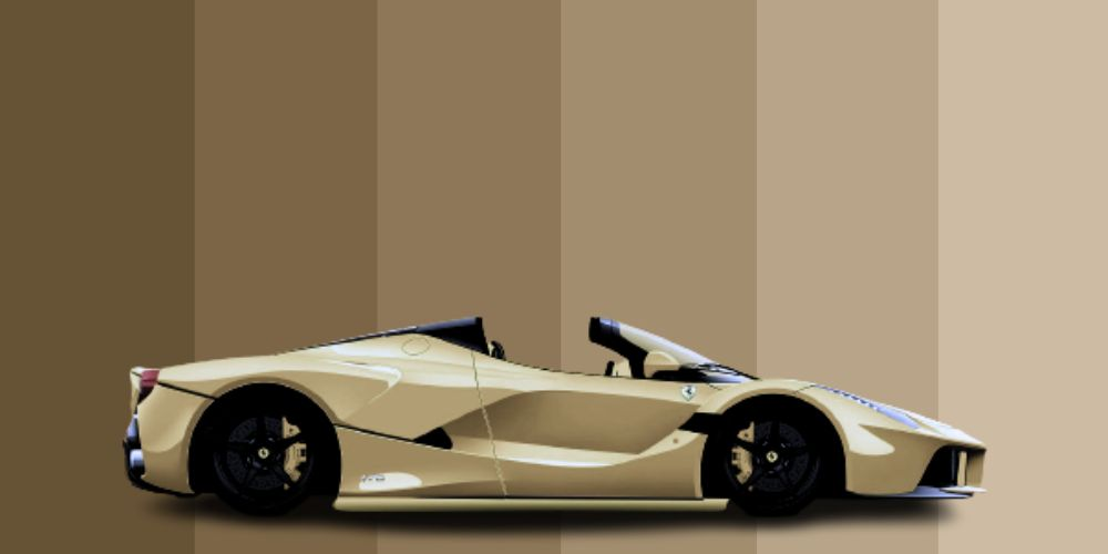 Beige Vinyl Wrap for All Vehicles