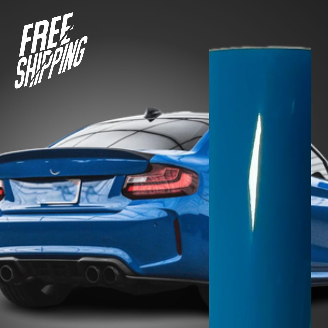 Super Gloss Midnight Blue Car Wrap