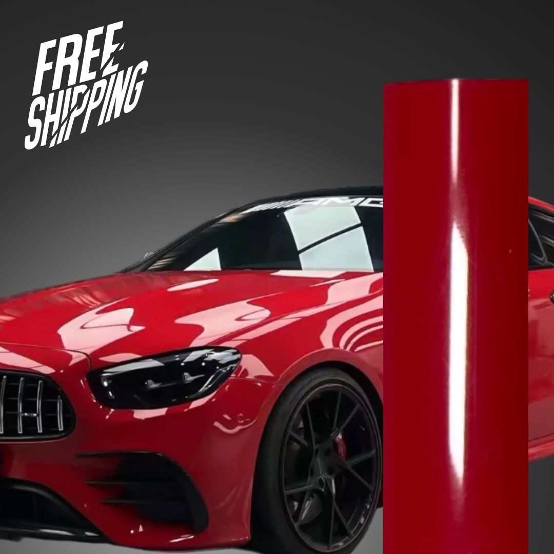 Gloss Hot Red Vinyl Wrap – RAXTiFY