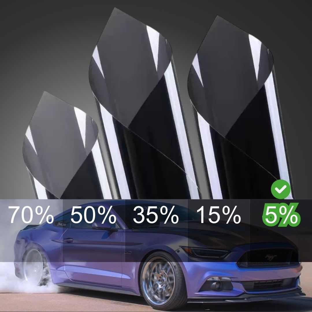 5% VLT Heat Rejecting Window Tint Film