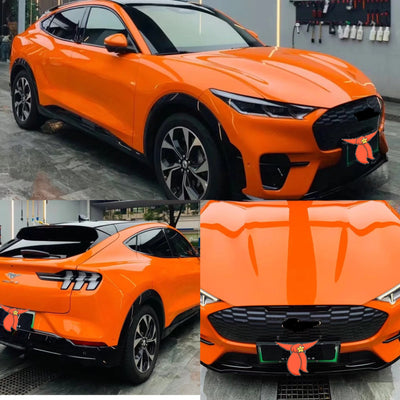 Gloss Orange Vinyl Wrap