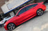 Satin Chrome Prismatic Red Vinyl Wrap