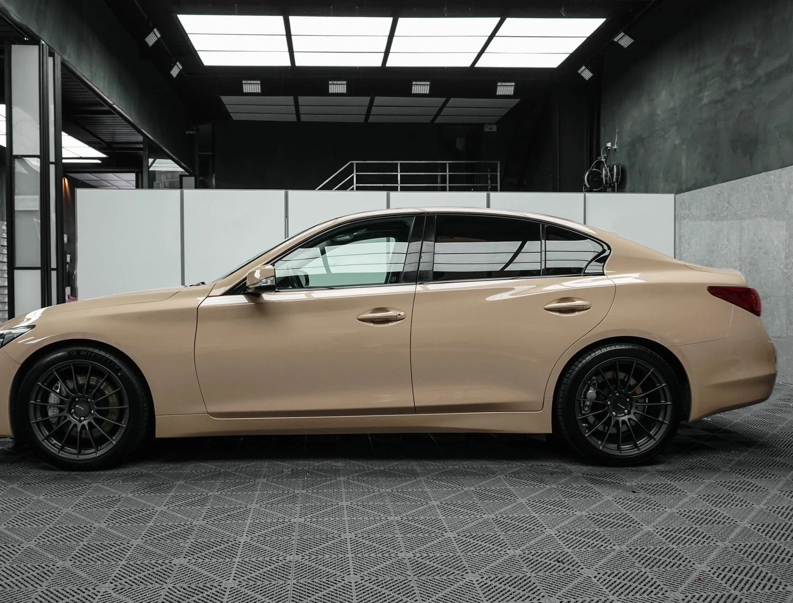 Gloss Concord Buff Vinyl Wrap Colored