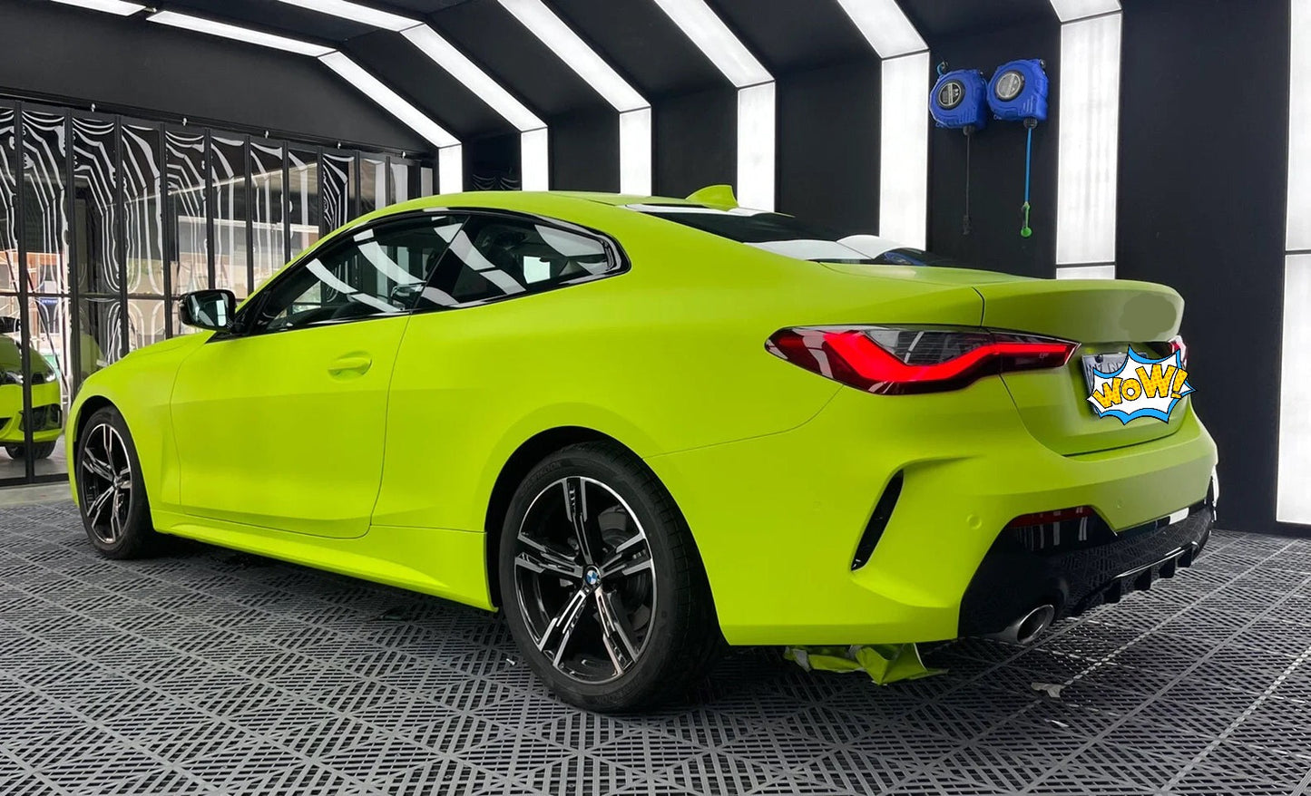 Ultra-Matte Chartreuse Yellow Vinyl Wrap