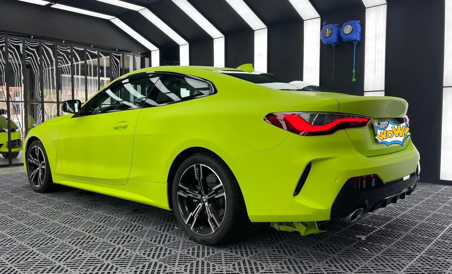 Ultra-Matte Chartreuse Yellow Vinyl Wrap Color