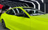 Ultra-Matte Chartreuse Yellow Vinyl Wrap Car