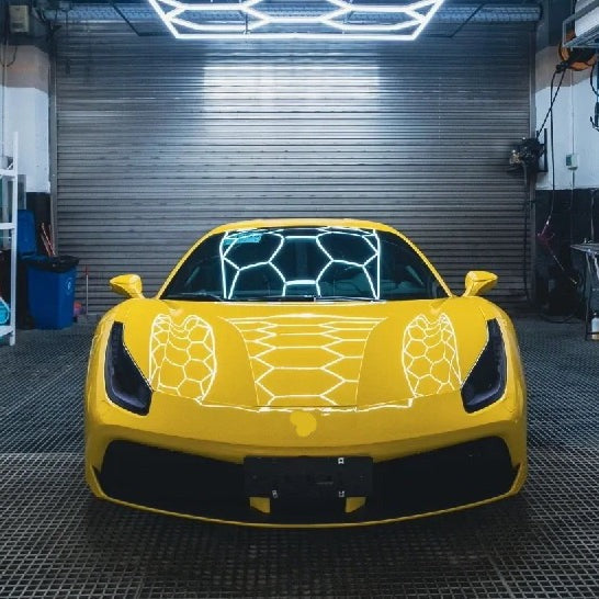 Gloss Racing Yellow Vinyl Wrap Colored