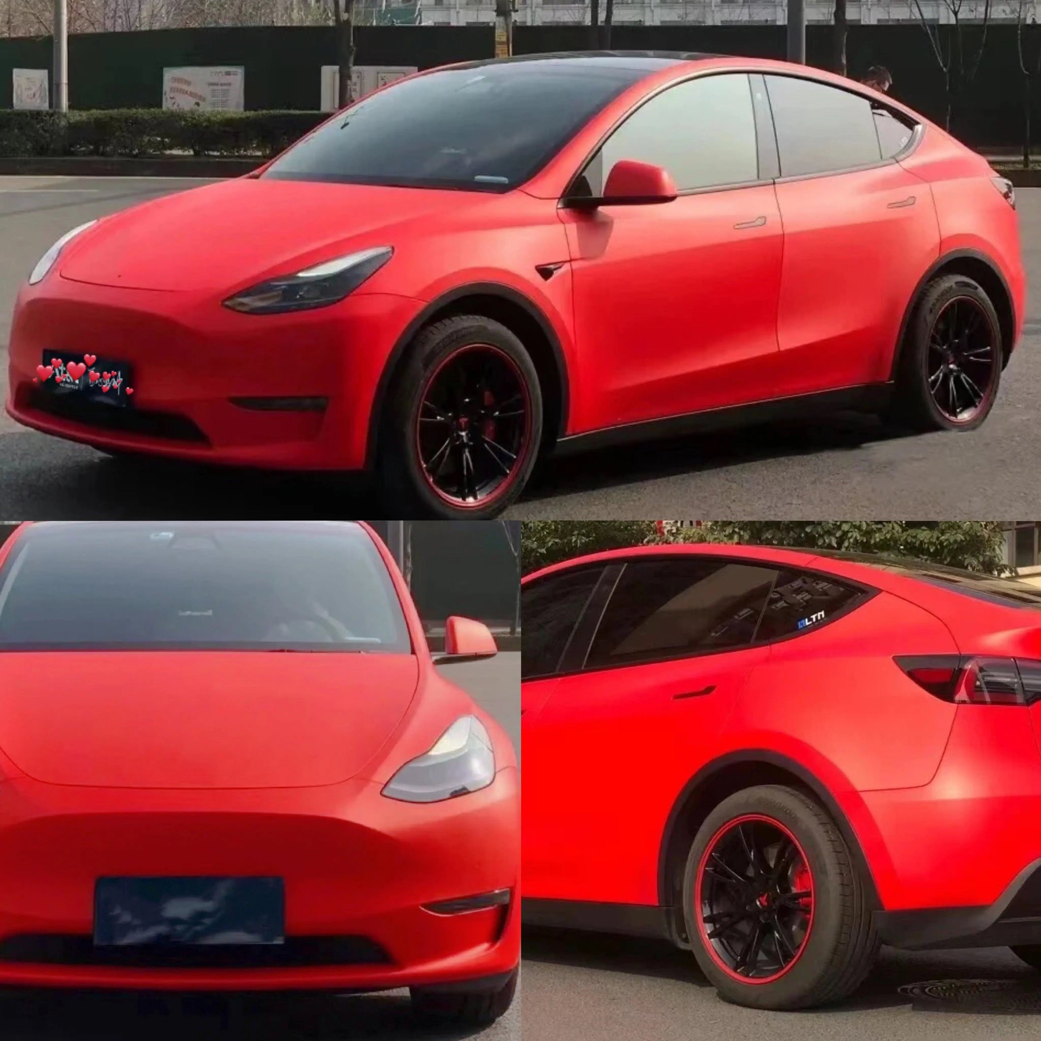 Satin Chrome Red Vinyl Car Wrap for Vehicles – RAXTiFY