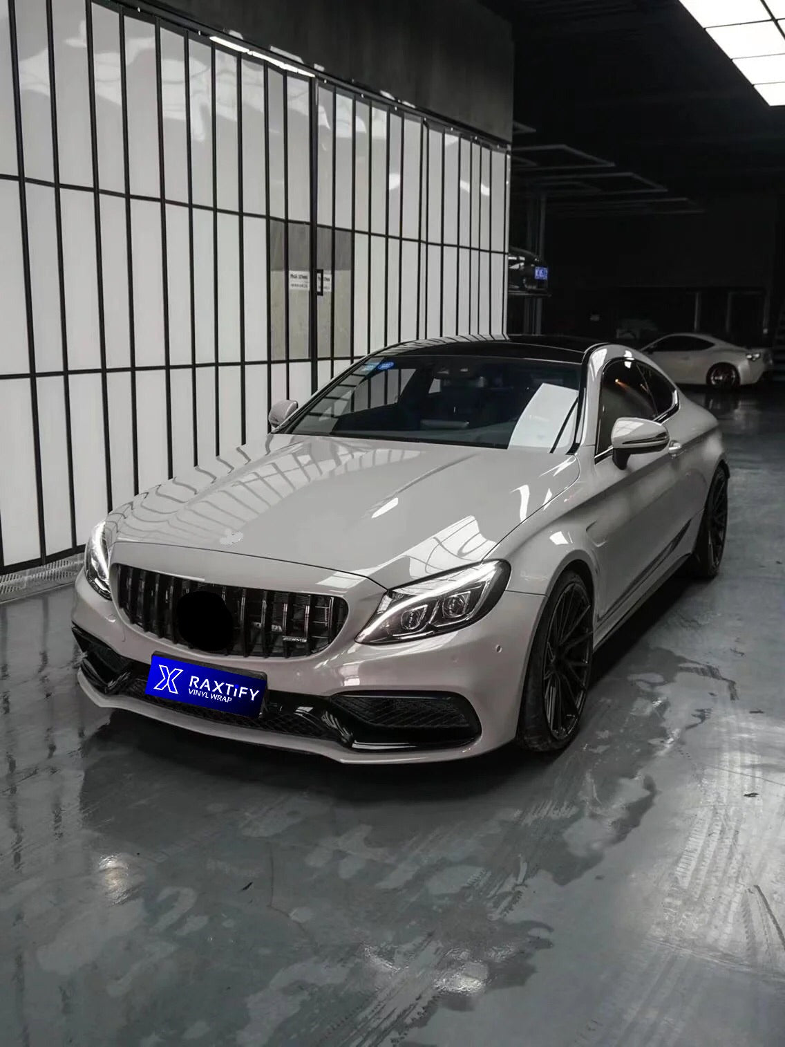 Gloss Ash Gray Vinyl Wrap