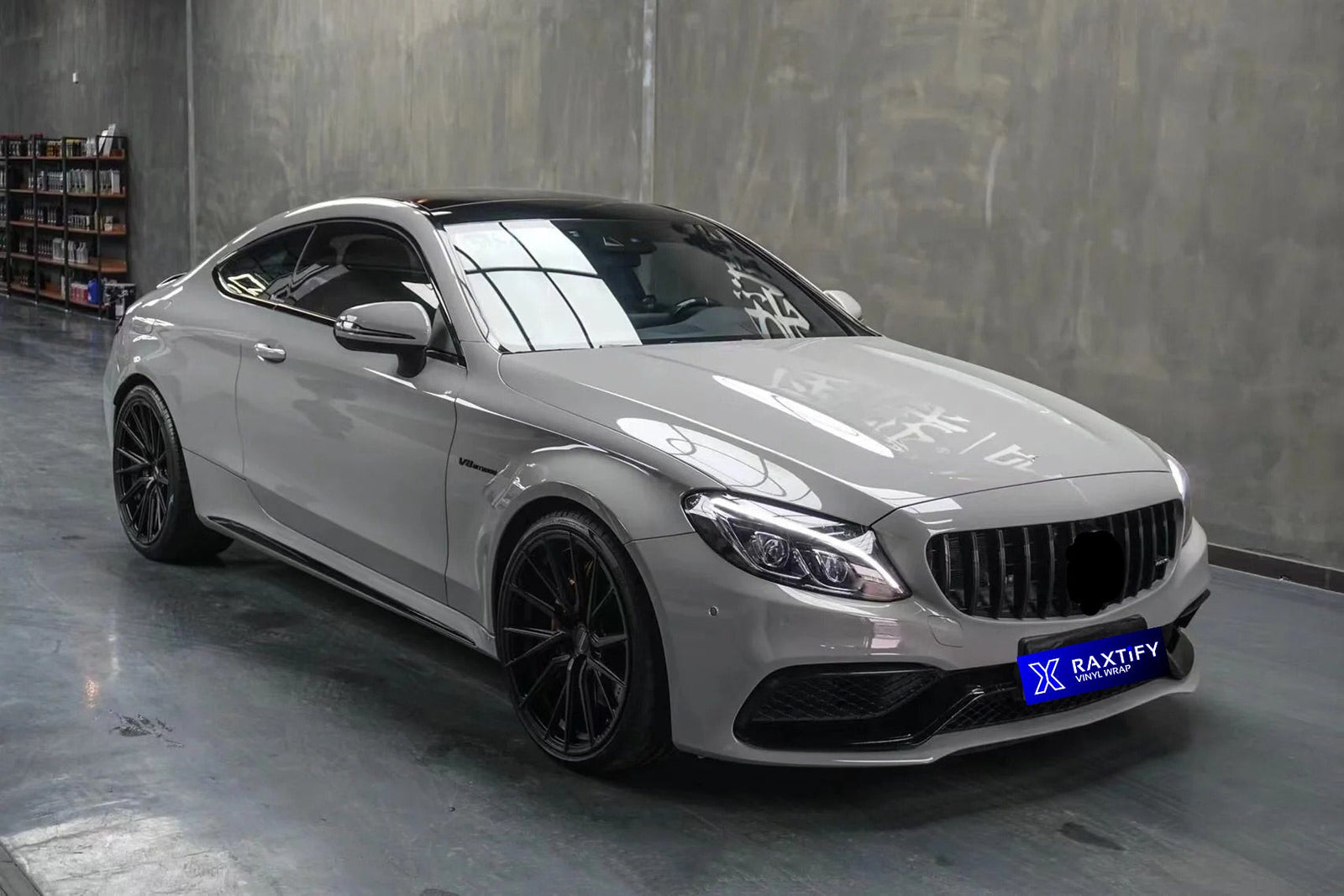 Gloss Ash Gray Vinyl Wrap