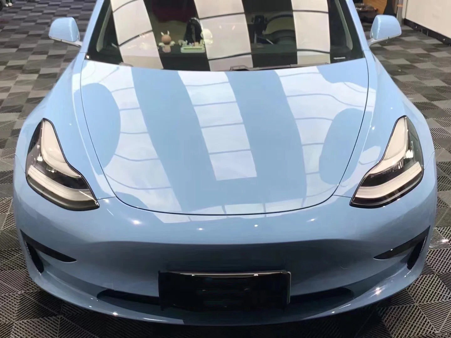Gloss Air Force Blue Vinyl Wrap