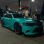2023 Dodge Charger Scatpack Tiffany to Black Gradient Vinyl Wrap