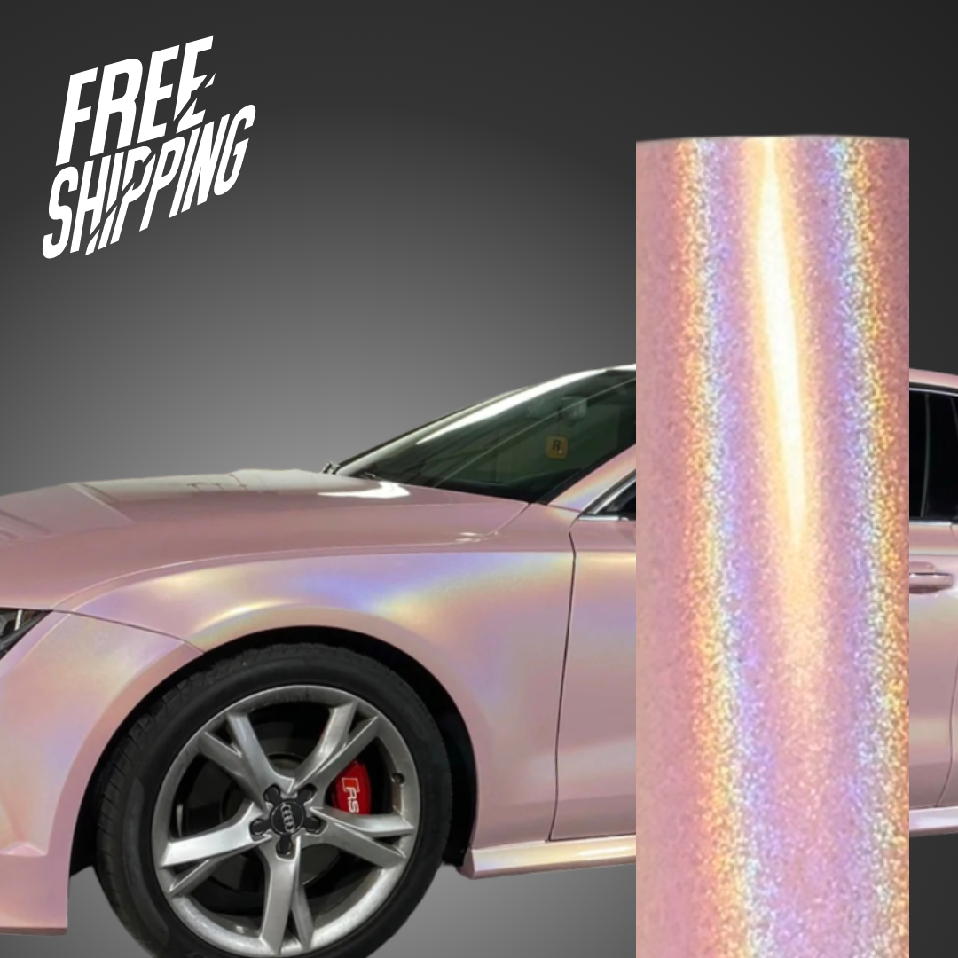 Laser Gloss Rouge Pink Vinyl Wrap