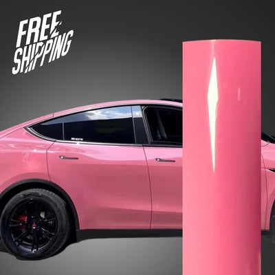Gloss Ume Pink Car Wrap