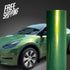 Color Shift Rainbow Drift Emerald Green Vinyl Wrap