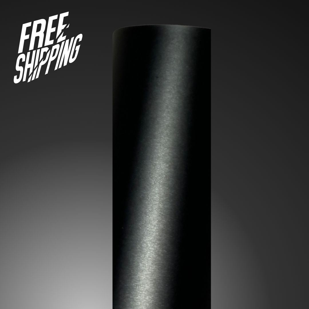 Satin Chrome Dark Gray Green Car Wrap