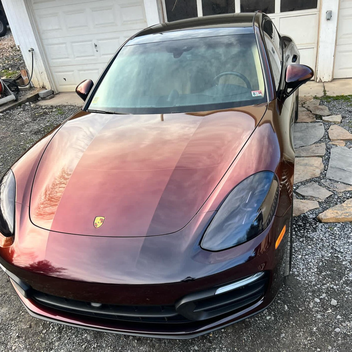 Color Shifting Red Color Shift Rainbow Drift Black Red Vinyl Car Wrap – RAXTiFY